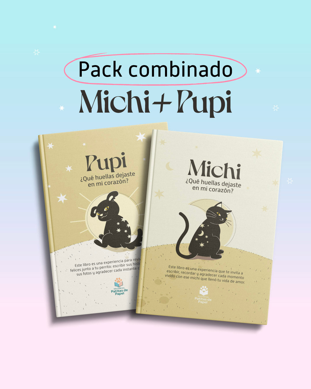 Pack libro Michi + Libro Pupi